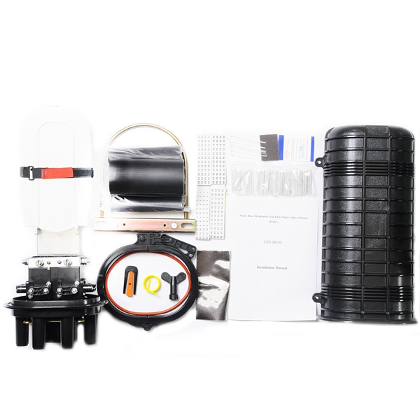 Empalmes verticales de fibra óptica Dome Type Fiber Optic Splice Closure GJS-D010